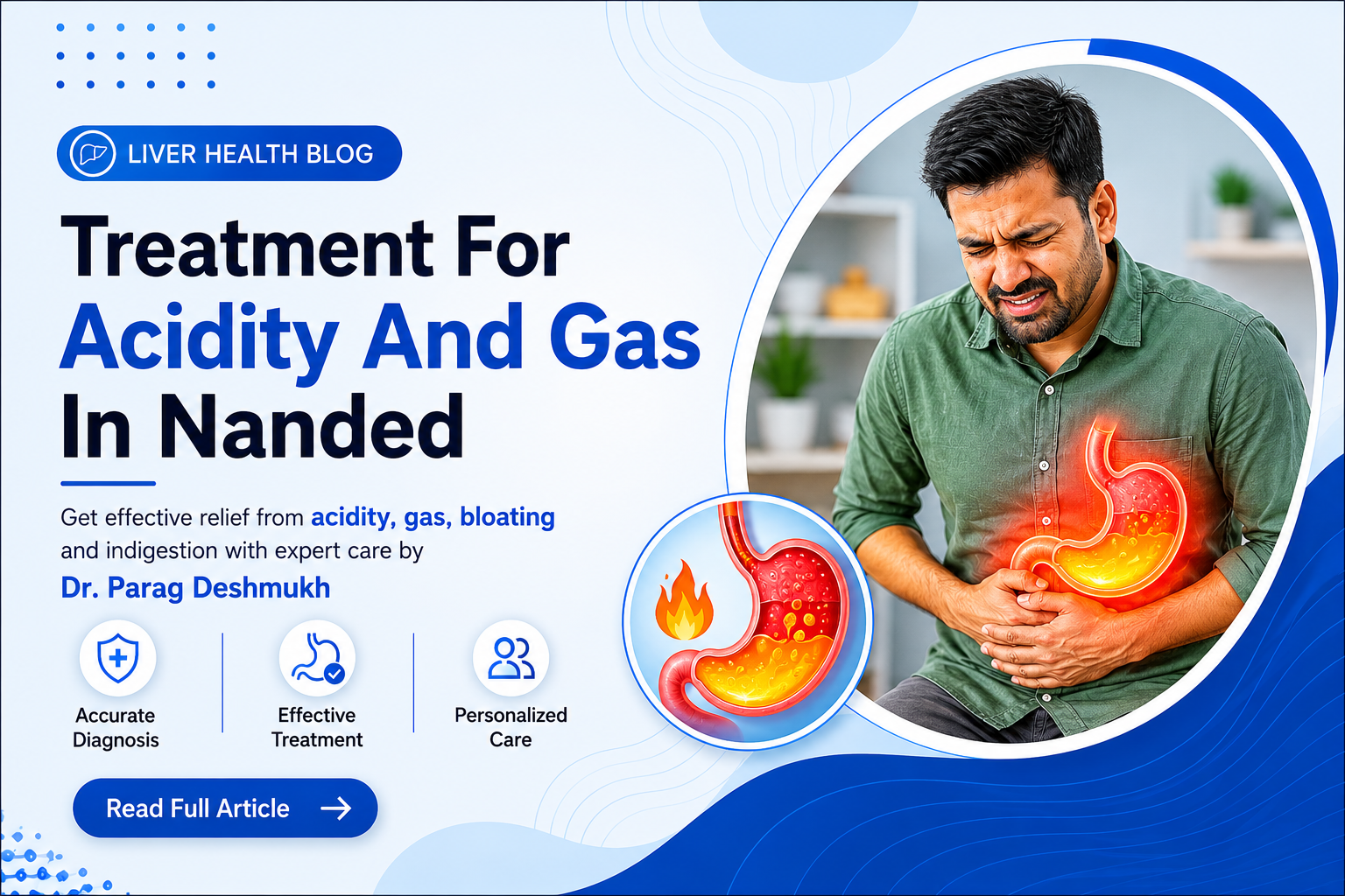 Treatment for Acidity and Gas in Nanded